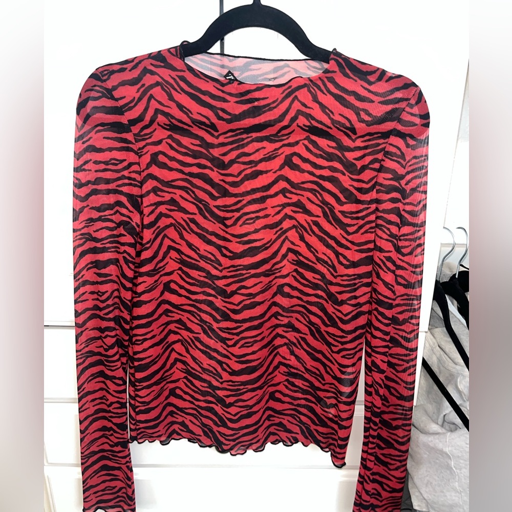 Zara mesh Top